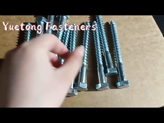 Gegalvaniseerd Hoofd Houten Geplateerd de Schroef Wit Zink van de Gebouwendin571 Hexuitdraai