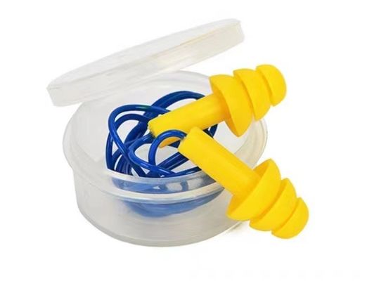 Kleur DIN-oordoppen voor geluidsisolatie Pu-schuimmateriaal Fabriek Arbeidsbescherming