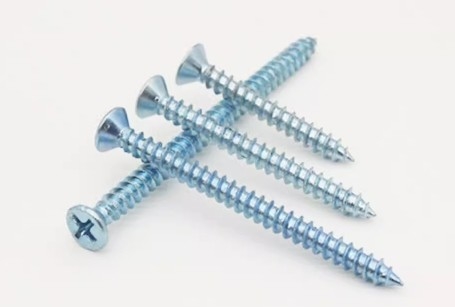 Volstrengdraad van koolstofstaal Droge wand zelfborende schroeven Platkop metalen schroeven