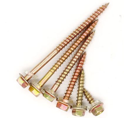 Externe zeshoekige puntige staart zelfkoppelende schroeven Houten schroefflens Zelfkoppelende schroef