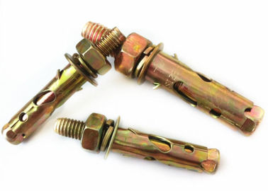 geel/wit zink geplant Anker Bolt Antiskid Haaienvinnen Type M6 zink geplant afgewerkt