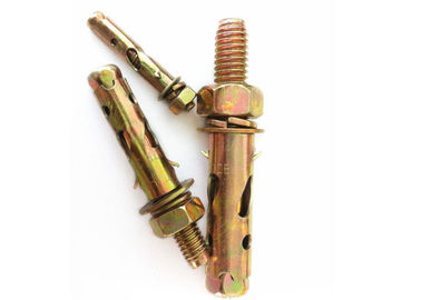geel/wit zink geplant Anker Bolt Antiskid Haaienvinnen Type M6 zink geplant afgewerkt