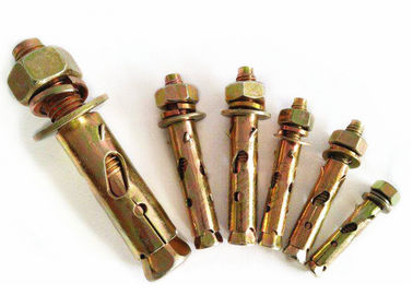 geel/wit zink geplant Anker Bolt Antiskid Haaienvinnen Type M6 zink geplant afgewerkt