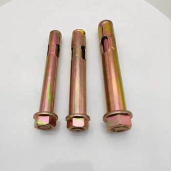 Mouw Ankerbouten Bevestigingsmiddelen Koolstofstaal M6-M24 Geel