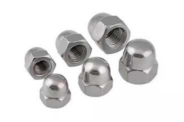 Carbon Steel Hex Dome Cap Nuts Bevestigingsmiddelen Din 1587 Een stuk