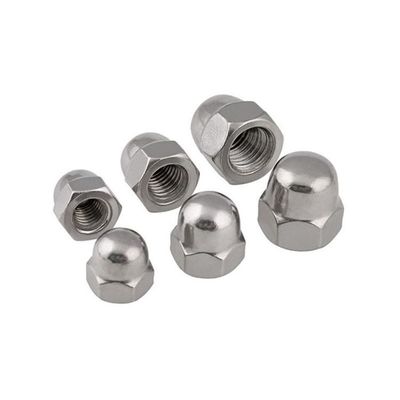 Carbon Steel Hex Dome Cap Nuts Bevestigingsmiddelen Din 1587 Een stuk