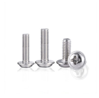 Zink Geplateerd DIN 967 M6 Dwars In een nis gezet Pan Head Screw With Collar