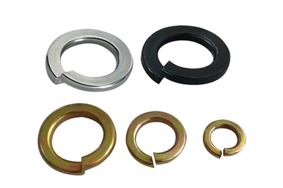 4.8 Kwaliteit Din 127 Carbon Steel Spring Washer Wit Zink Warm Plating