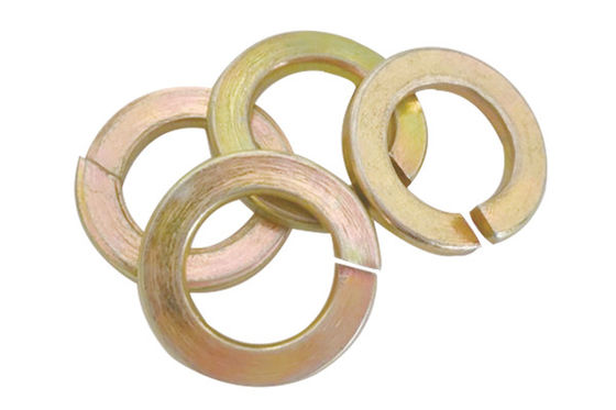 Zwart beëindig Koolstofstaal van de de Lentewasmachine van DIN 127 het Zink Geplateerde