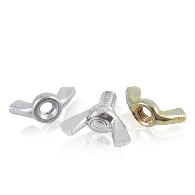 Graad 4.8 8.8 Vleugelmoer Din 315 Koolstofstaal Verzinkt M8 Handvastgedraaid
