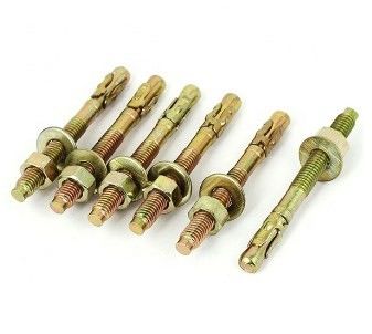 De wig M12x100 door Bout verankert Concreet Koolstofstaal