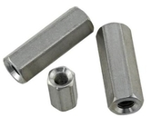 Bevestigingsmiddelen Hex Long Nuts Carbon Steel White Zinc Plated Grade 4.8 Din 6334 M6